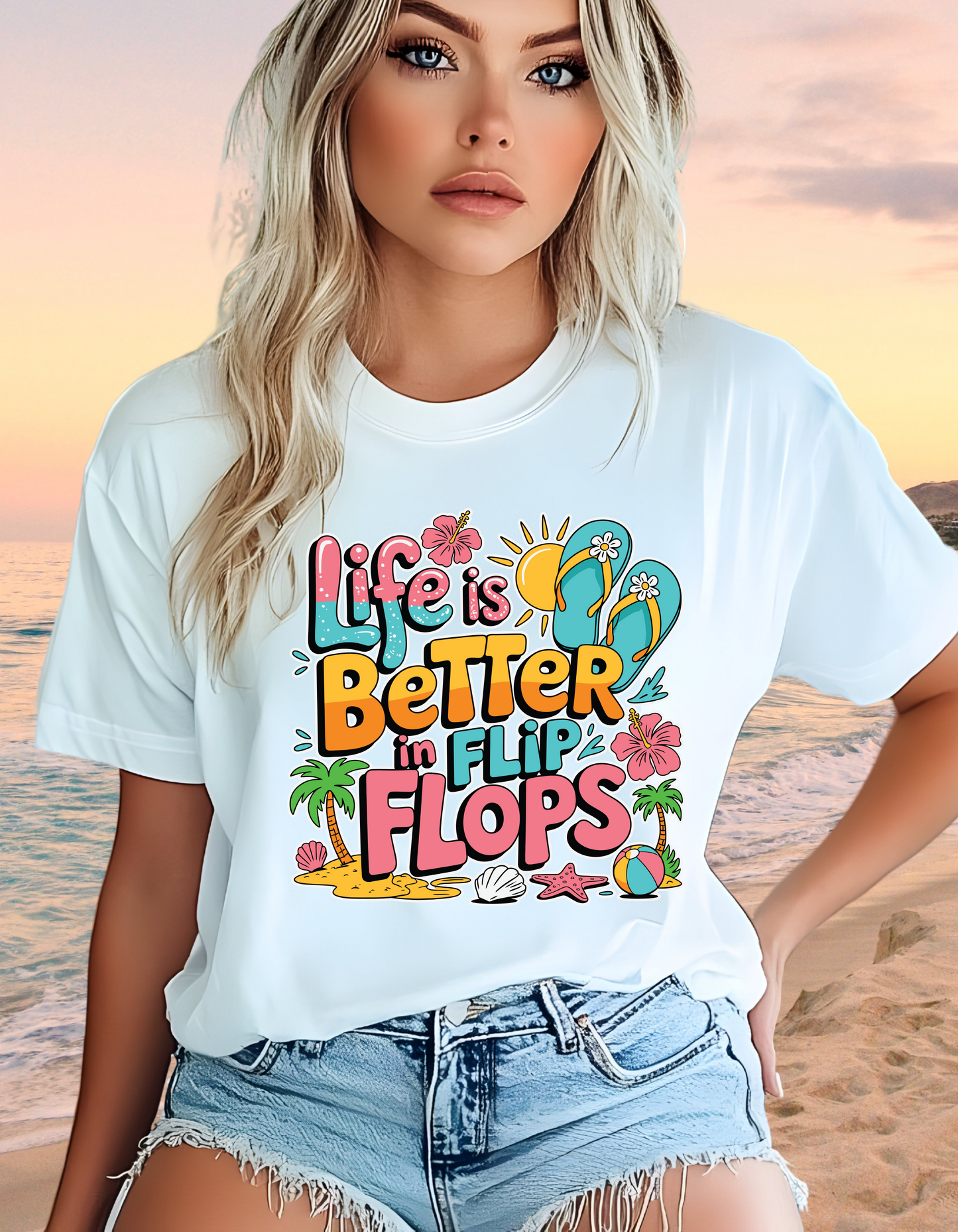 ☀️ Life Is Better in Flip Flops ☀️ classic tee