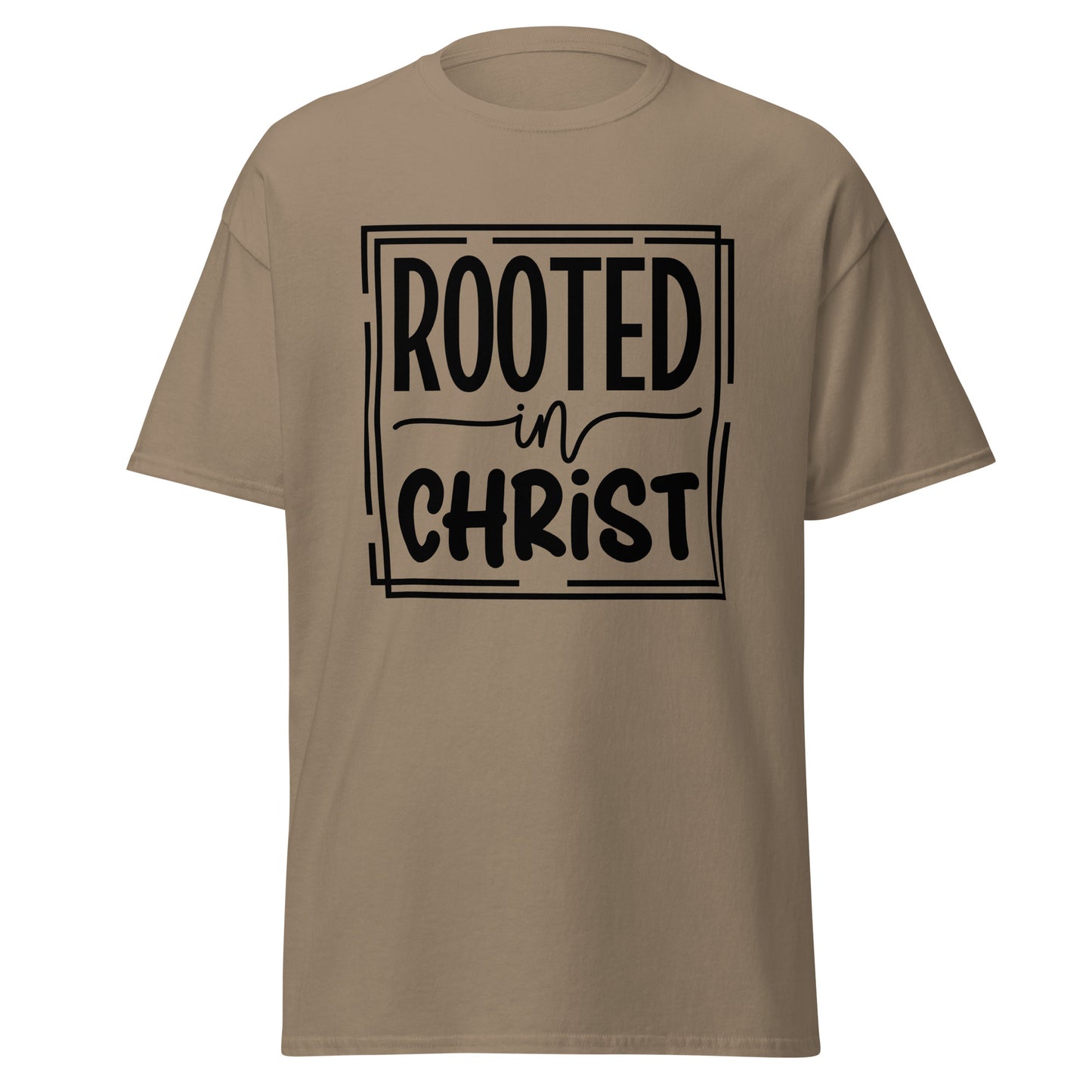 Rooted in Christ classic tee