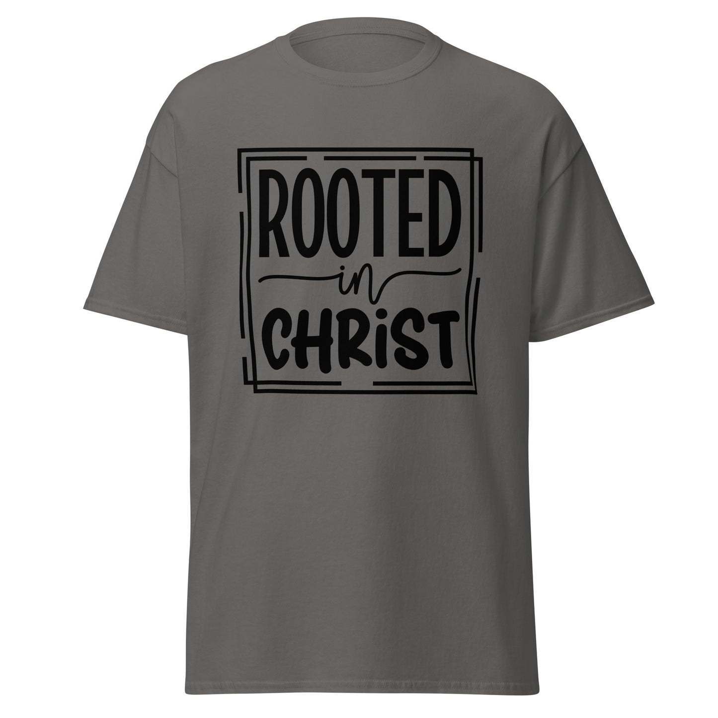 Rooted in Christ classic tee