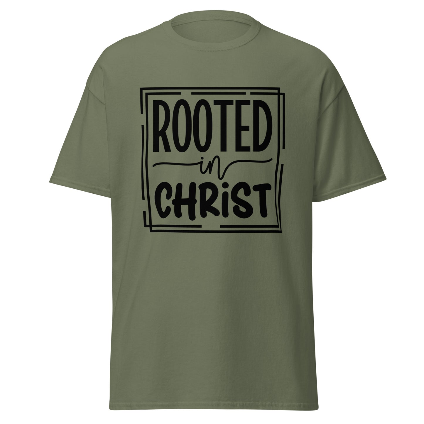 Rooted in Christ classic tee