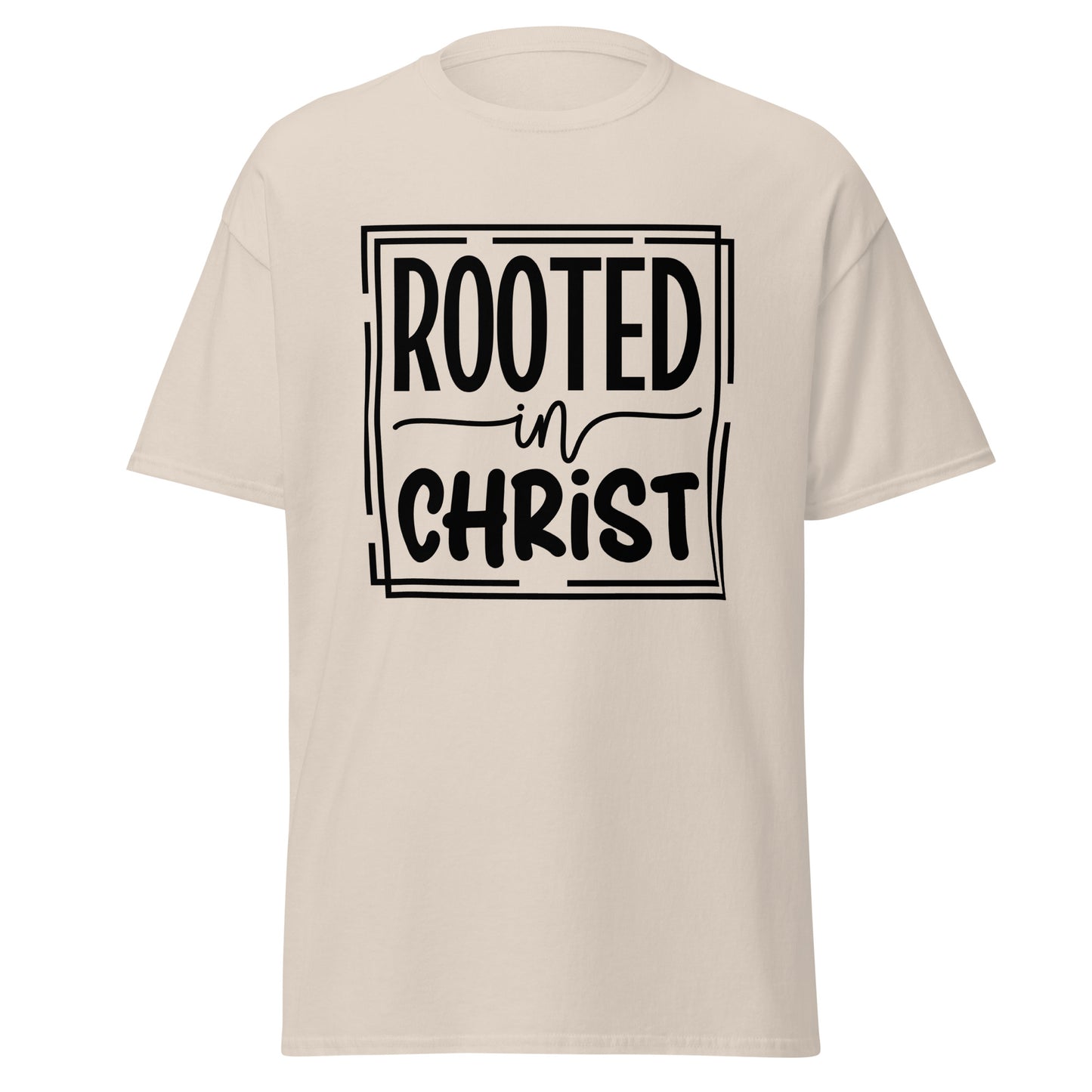 Rooted in Christ classic tee