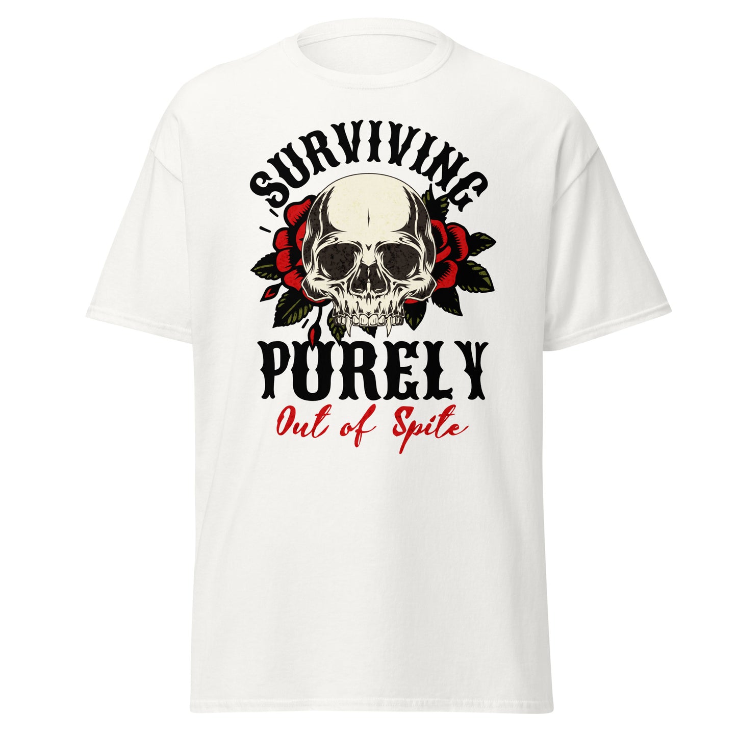 Surviving Purely Out of Spite classic tee