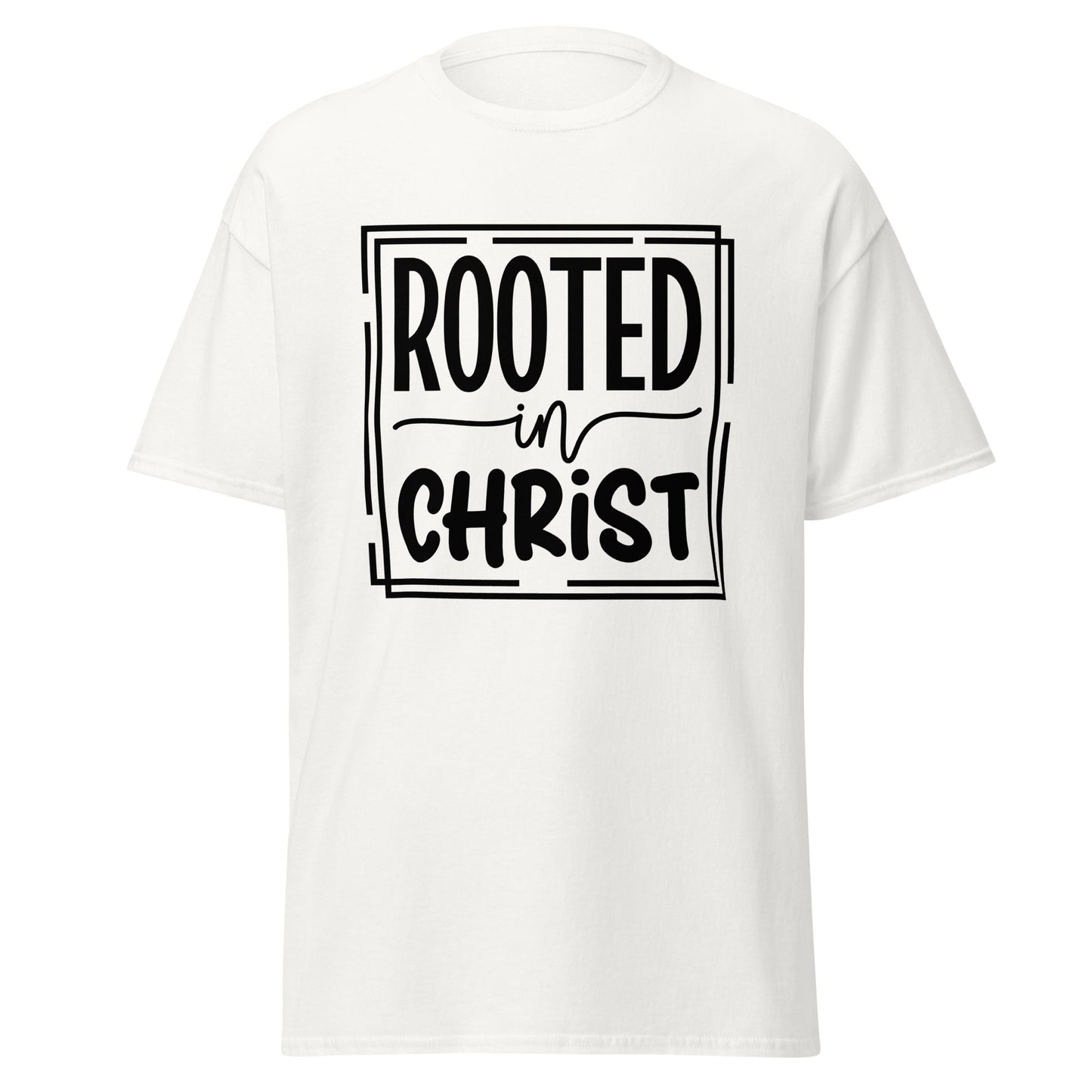 Rooted in Christ classic tee