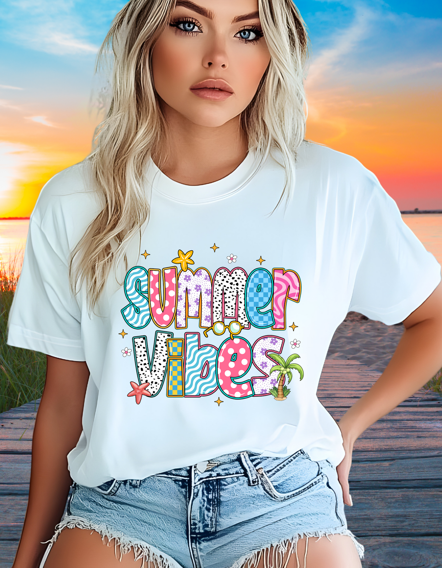 Summer Vibes classic tee