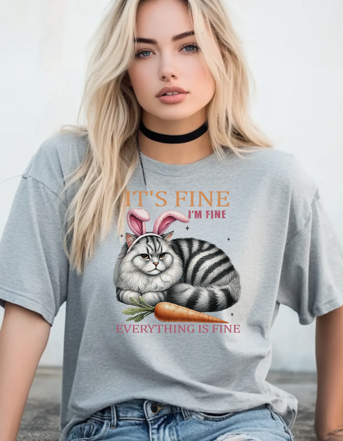 I'm Fine Easter edition classic tee