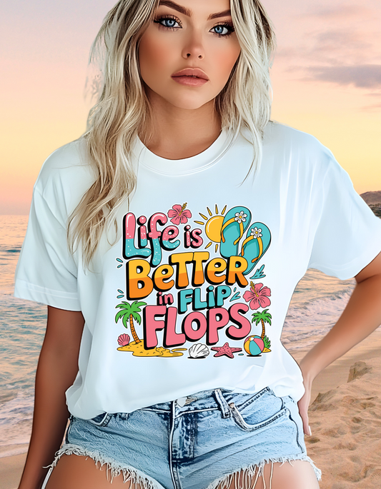 ☀️ Life Is Better in Flip Flops ☀️ classic tee